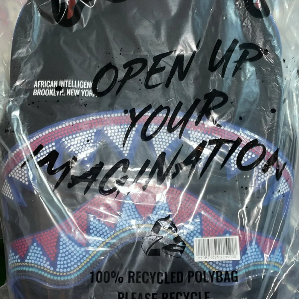 Sprayground Born & Raised AI Sand flower backpack